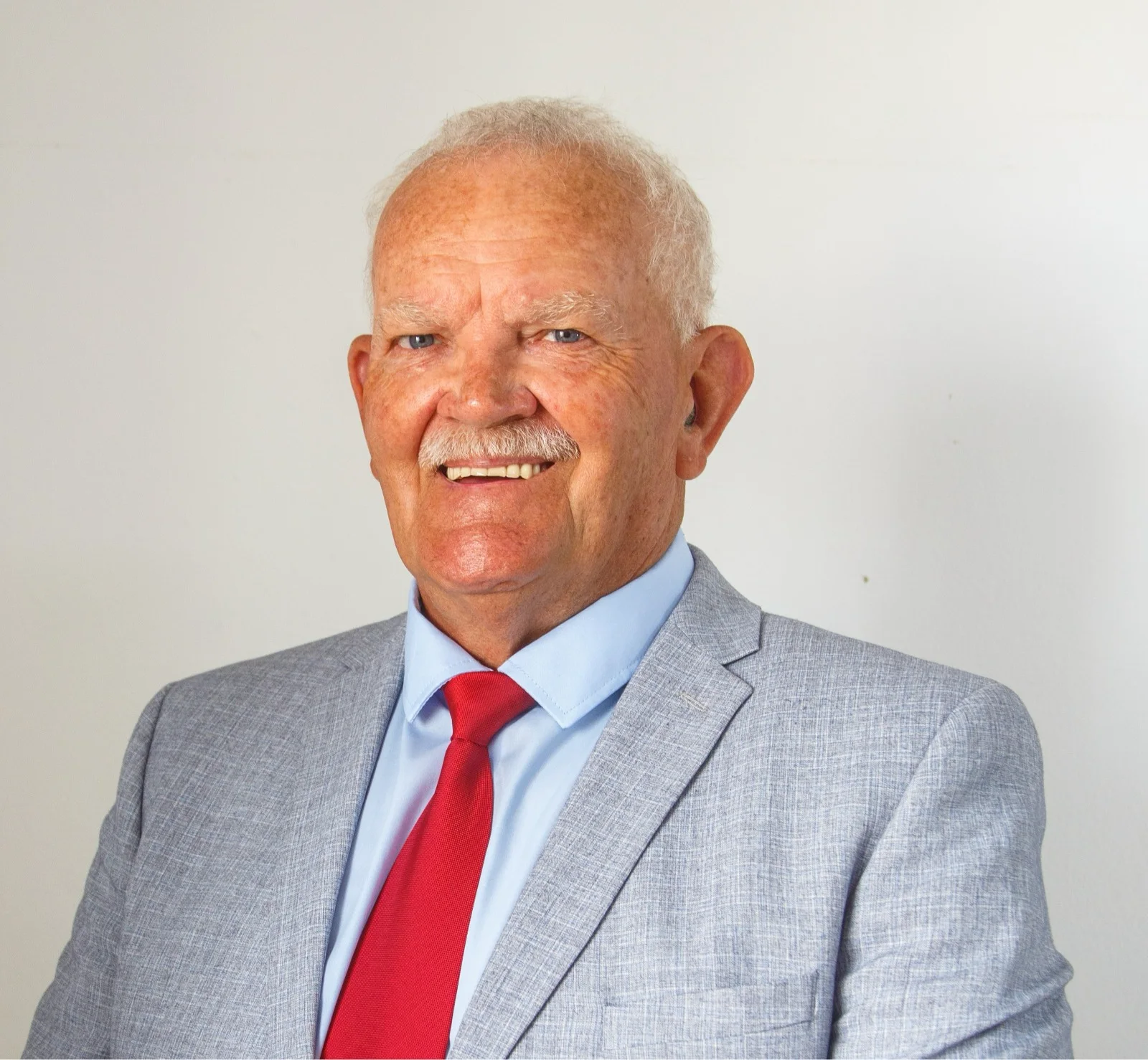 A smiling portrait of Bertie le Roux.
